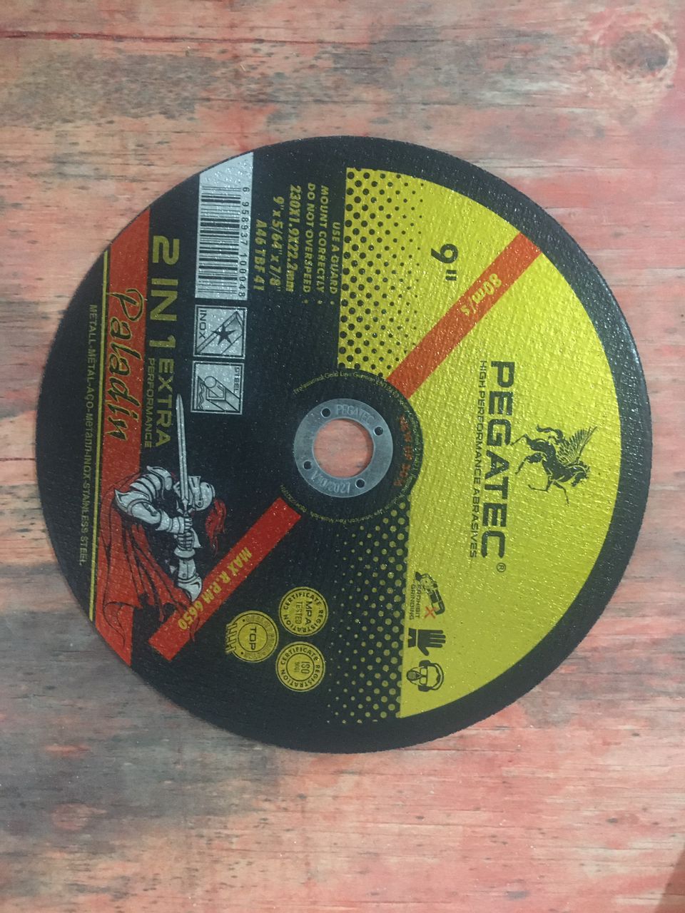 Pegatec 9-inch Metal Cutting Disc